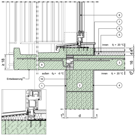 Auskragende Decke Detail - The Recomendation Letter
